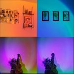 JORETLE Sunset Lamp Projection Lamp USB Sunset Projector Lamp Night Light, 16 Colors 180 Degree Rotation Color Changing Projection Light for Photography, Bedroom, Living Room, Party - Image 8